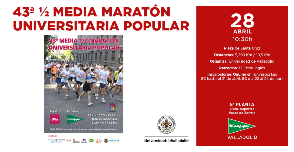 43ª 1/2 Media Maratón Universitaria Popular.